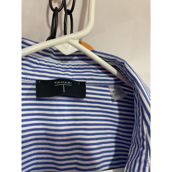 Tahari Size XL Blouse Button Front - Picture 3 of 9